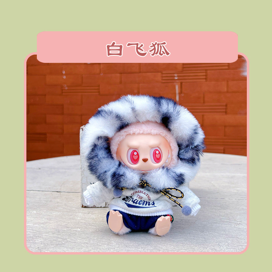 Labubu 15cm Sitting Doll Clothes - Macaron 2nd Gen Outfits