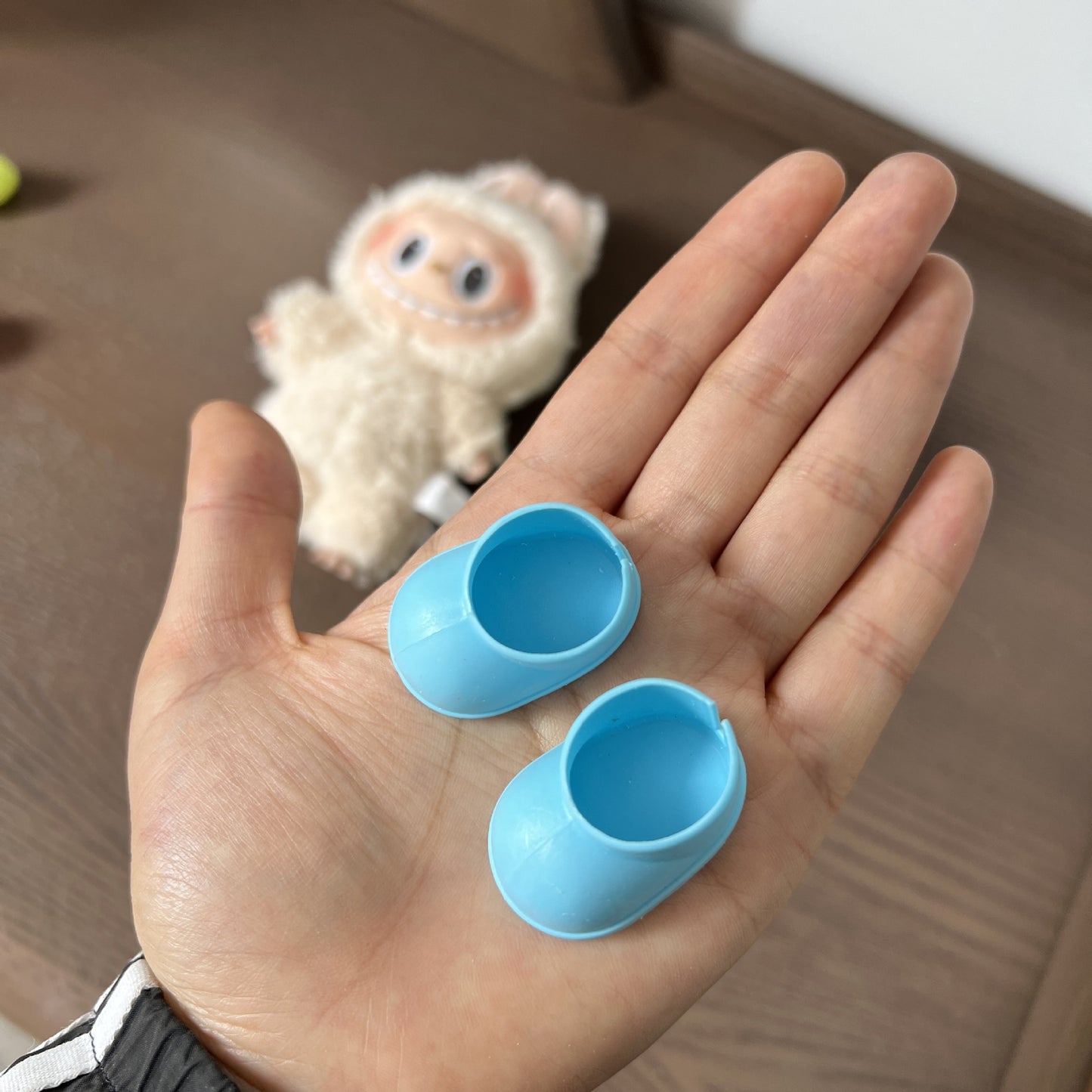 17cm Blind Box Rab Cloth Pendant Doll Hats Shoes Accessories Labubu Clothes Accessories Doll Toy Shoes