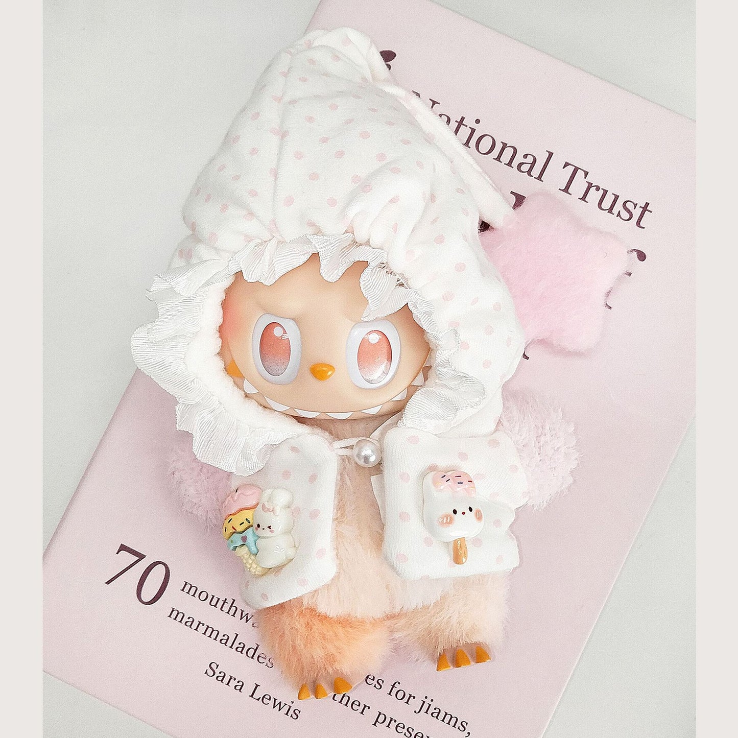 Labubu third generation doll clothes labubu 3.0 doll clothes generation second generation sitting party for blind box clothes 17cm