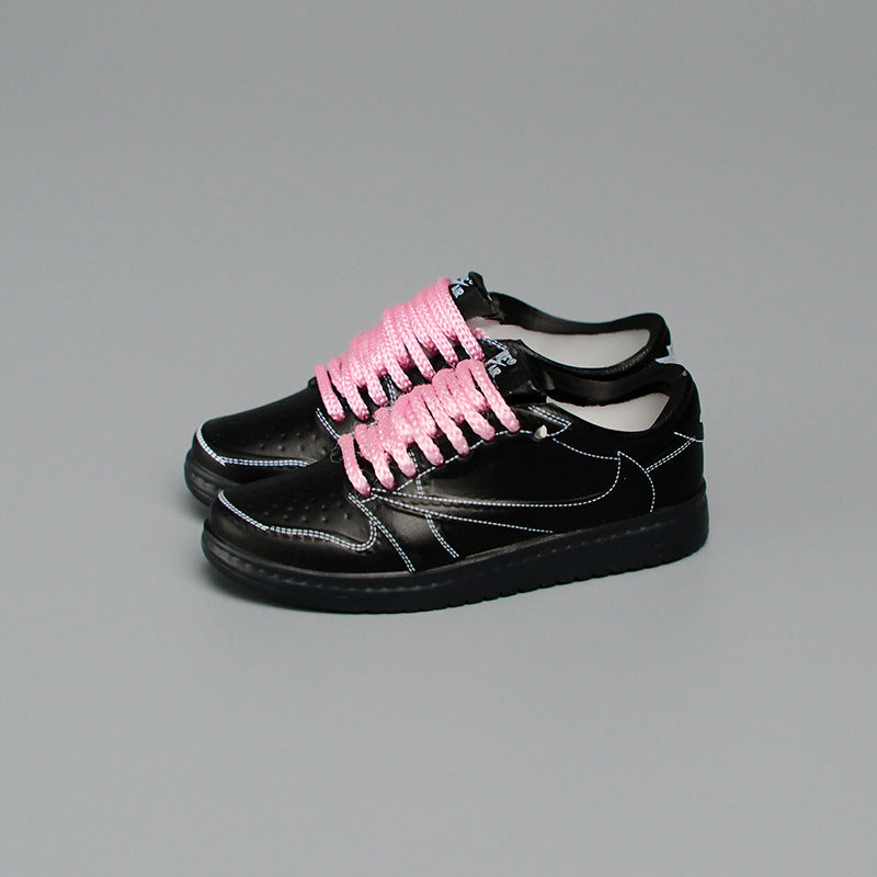 Labubu labubu doll 17cm shoes model 5cm vinyl toy hand AJ blind box AJ1low low