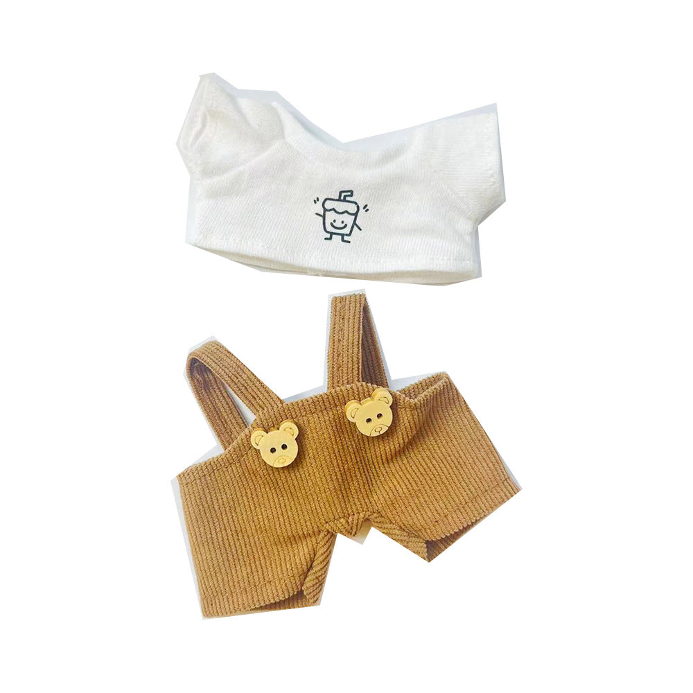 New Cameraman Labubu Pendant Baby Clothes Accessories suit Labubu Doll Keychain for Summer Baby Clothes