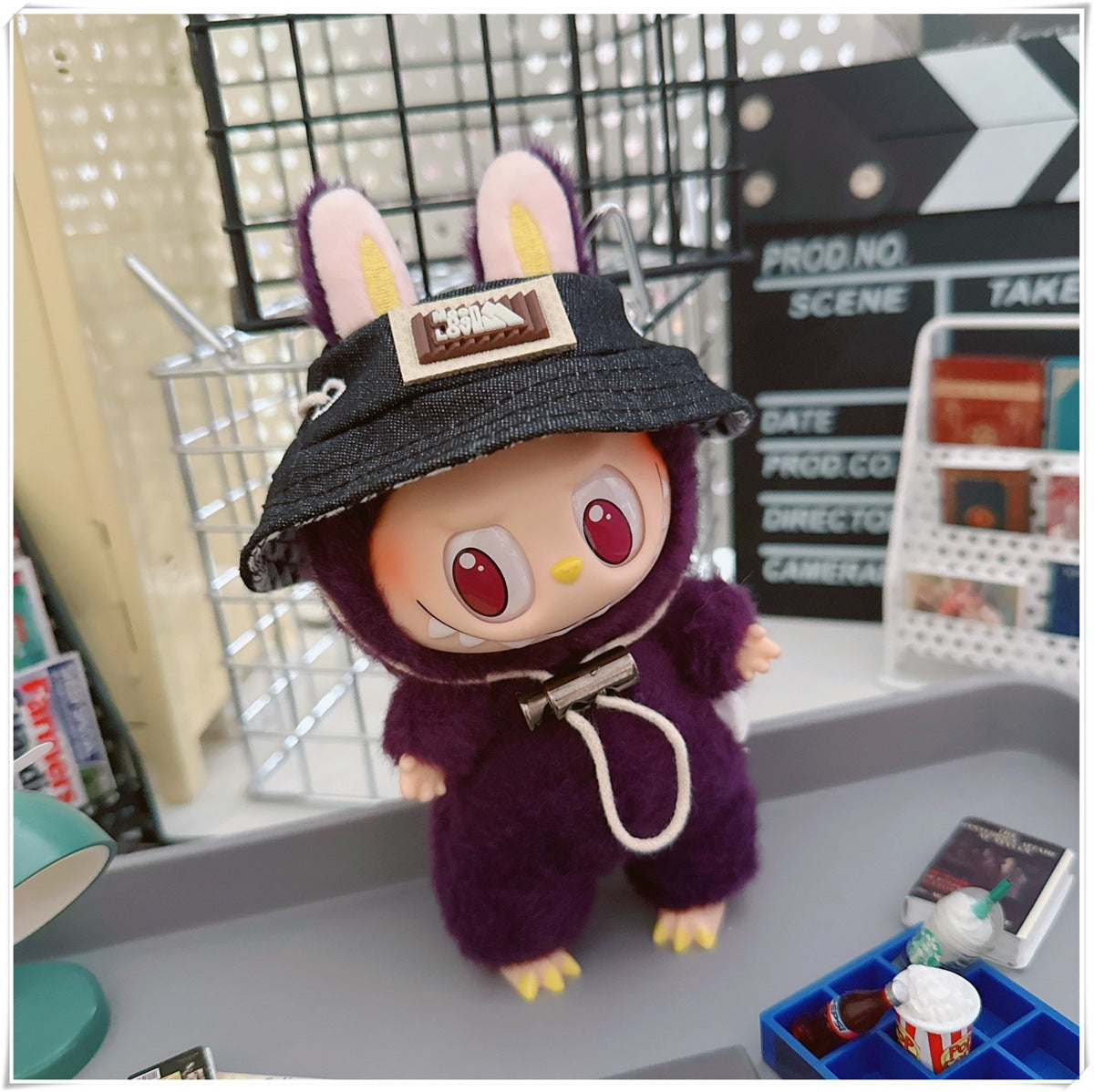 Labubu Doll Outfit - Cute Strappy Pants & Overalls for 10cm & 17cm Dolls