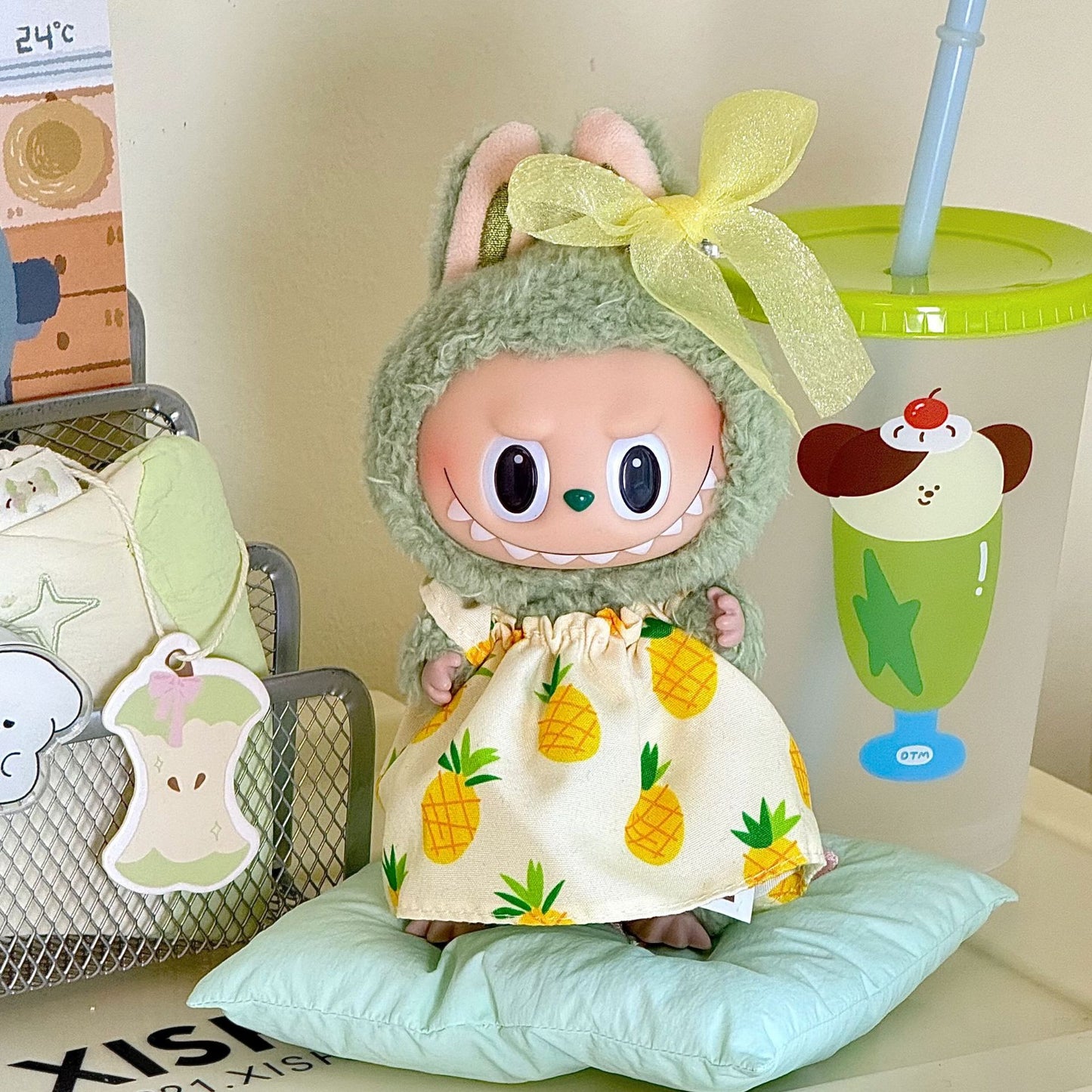 17cm Labubu doll clothes suit 17cm Labubu generation two generation doll pendant clothes wholesale
