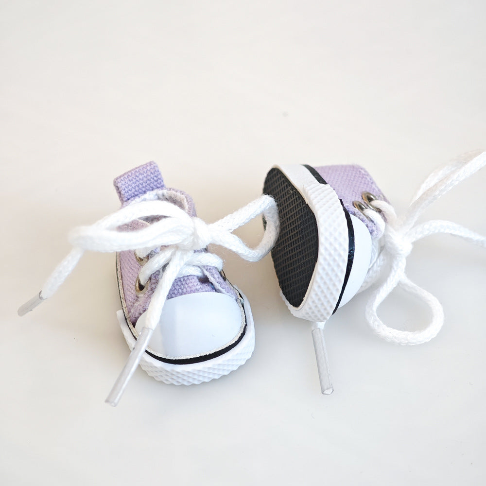 Labubu Doll Outfit - Bunny Pink & Cloud Blue Sweatshirt with Peaked Cap & Accessories