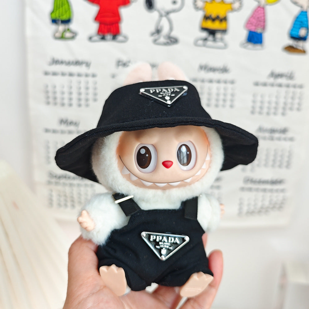Labubu Doll Outfit Set - Trendy Clothes & Accessories for 17cm Vinyl Pendant