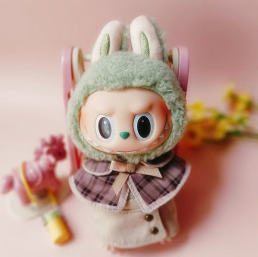 Labubu Doll Clothes for 17cm Vinyl Pendant Doll - Skirts & Outfits