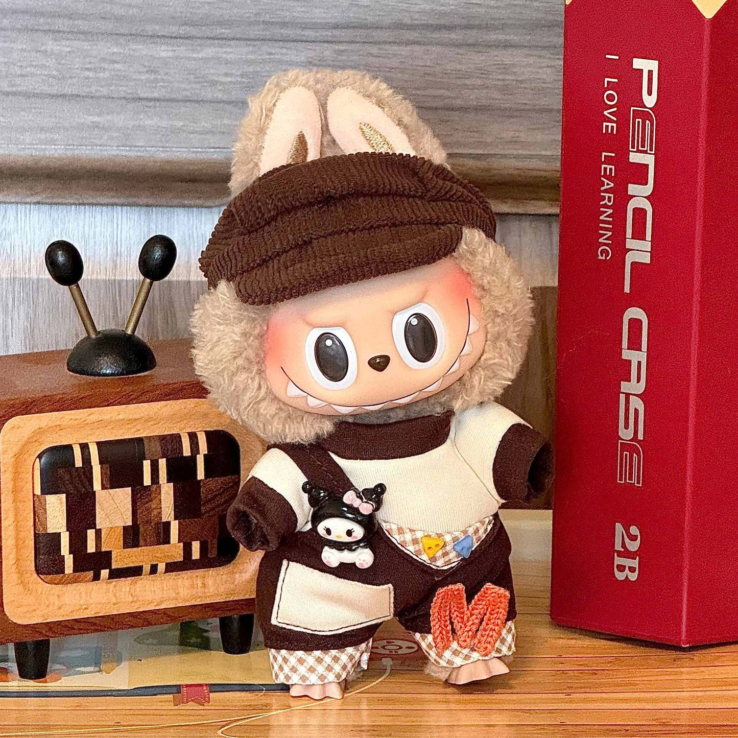 labubu Sitting Party Doll Costumes One or Two Generation Blind Box Labubu Doll Costumes Plush Vinyl Face