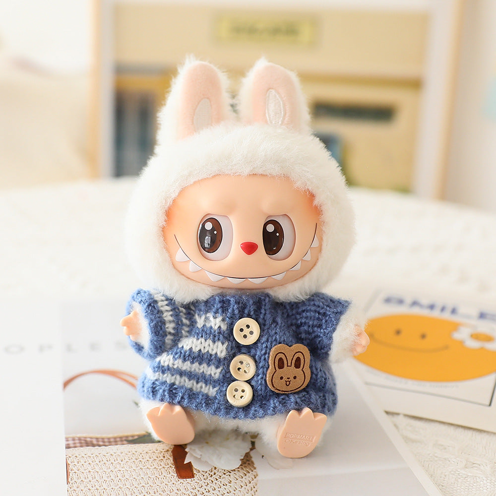 Labubu Baby Clothes Generation Two Generation Three Generation Labubu Clothes Wear Sweater Shoes Vinyl Pendant Replacement Glasses