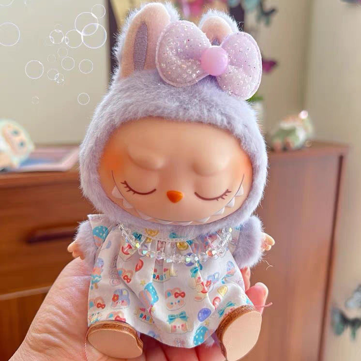 Labubu Doll Clothes - Cute Outfits for 10cm & 17cm Vinyl Dolls