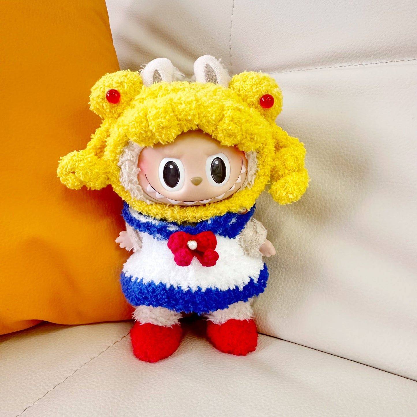 labubu17cm Doll Blind Box Macaron Labu Handmade Star Dalla Bubble Mart Doll Clothes in stock