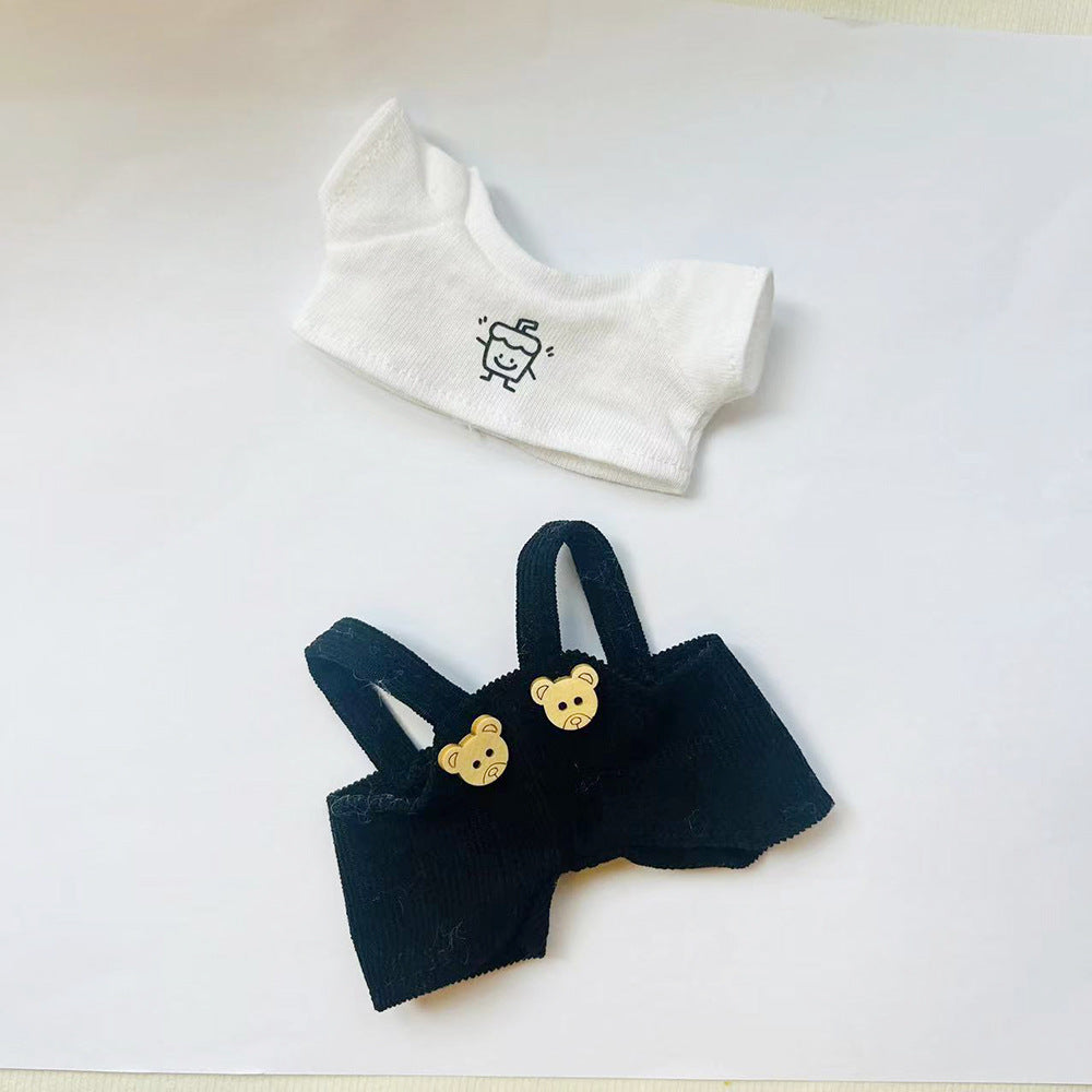 New Cameraman Labubu Pendant Baby Clothes Accessories suit Labubu Doll Keychain for Summer Baby Clothes