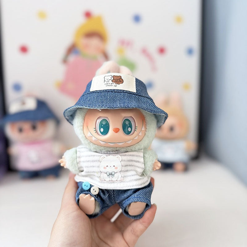 Labubu Doll Outfit Set - 15-17cm Cute Clothes & Accessories