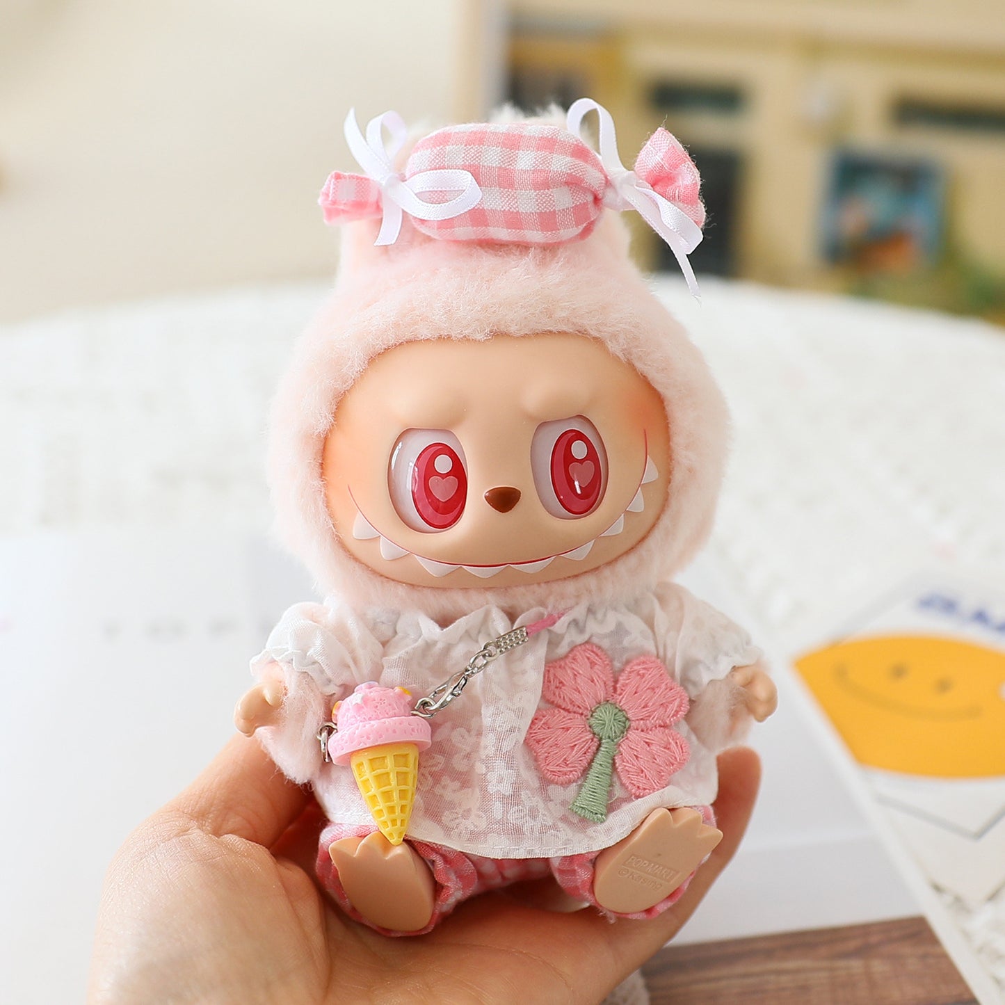 Only Clothes Labubu Clothes First Generation Second Generation Third Generation Labubu Pendant Summer Replacement Four-Leaf Clover Candy
