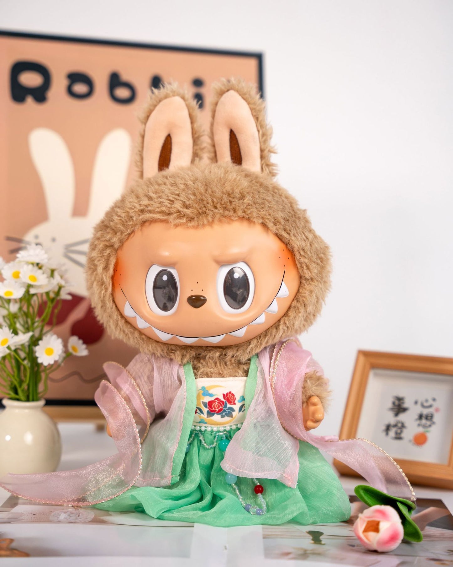 38cm Labubu Doll Clothes - Cute Outfits for Vinyl Dolls