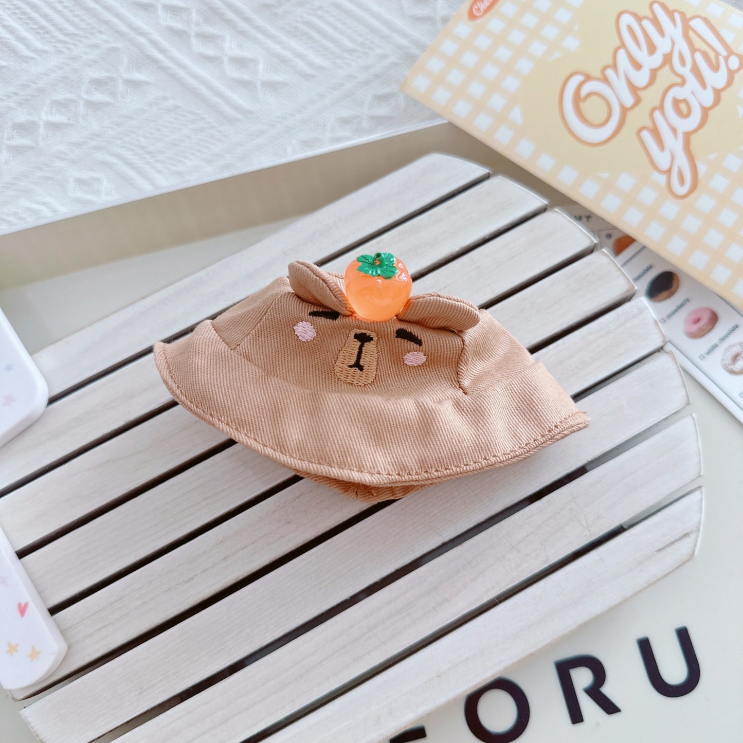 Labubu Doll Outfit - 10cm Cute Pet Overalls & Hats for Vinyl Dolls
