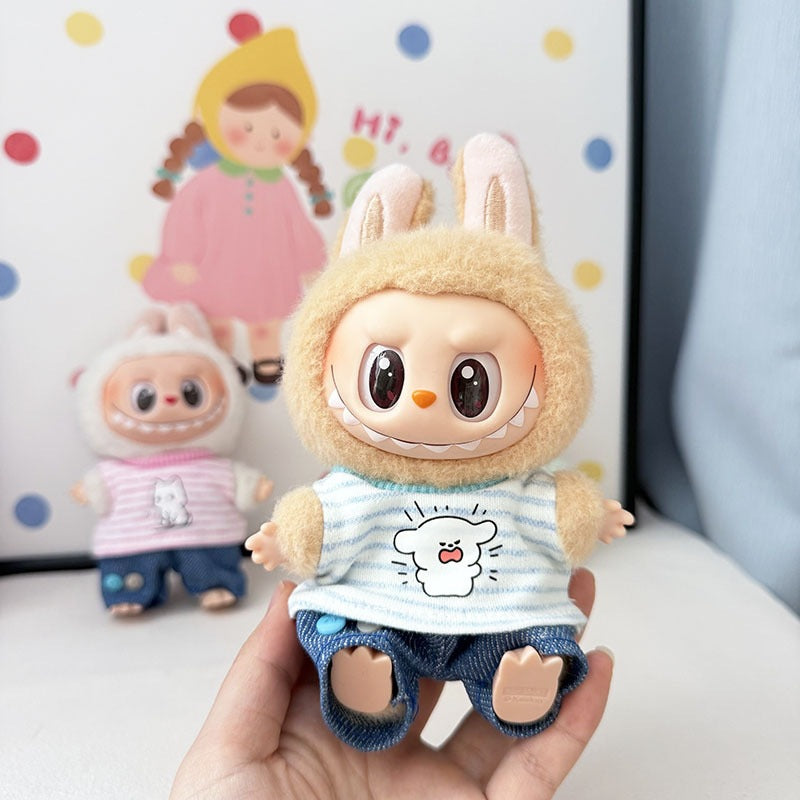 Labubu Doll Outfit Set - 15-17cm Cute Clothes & Accessories