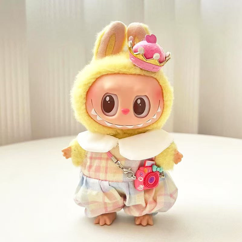 Labubu Doll Outfit Set - 15-17cm Cute Clothes & Accessories
