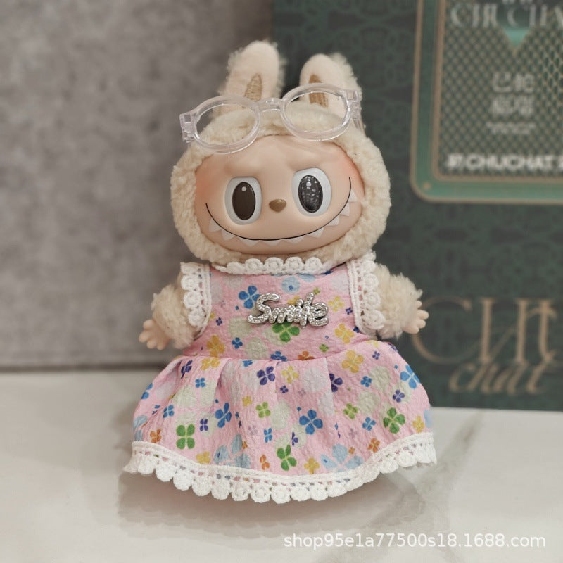 Labubu Doll Outfit Set for 17cm Vinyl Figure - Party Style