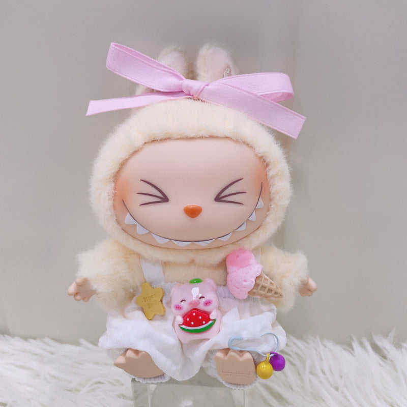 Labubu Doll Summer Ice Cream Overalls Outfit