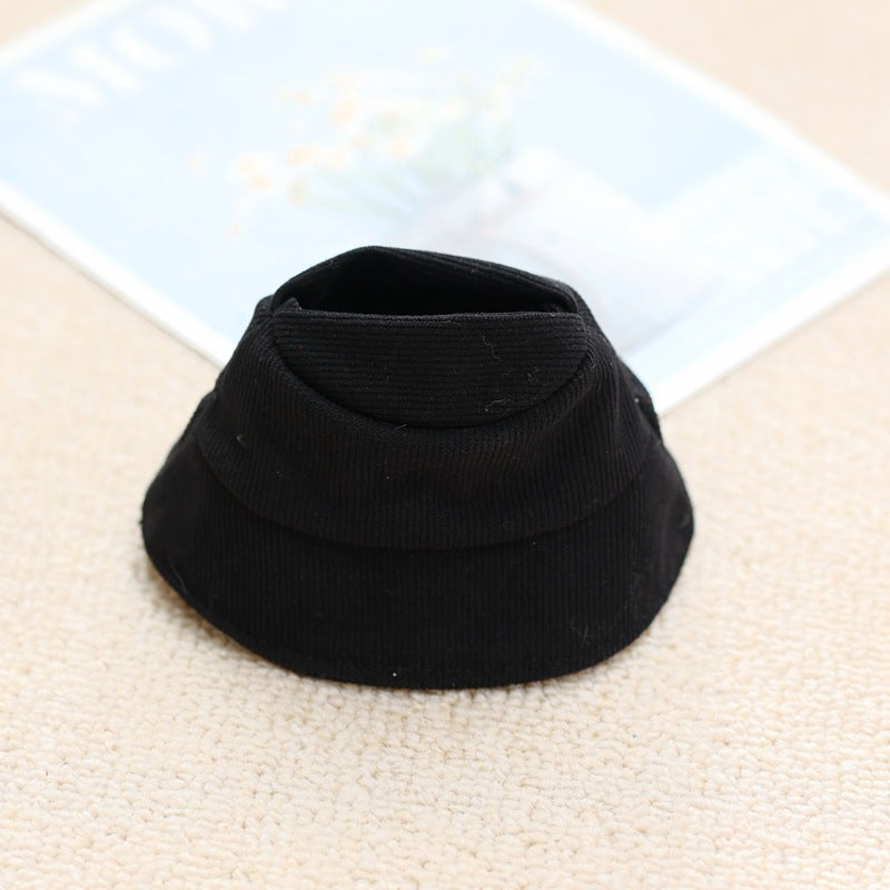 17cm labubu fisherman hat labubu vinyl small pendant hat clothes suit dress doll doll accessories