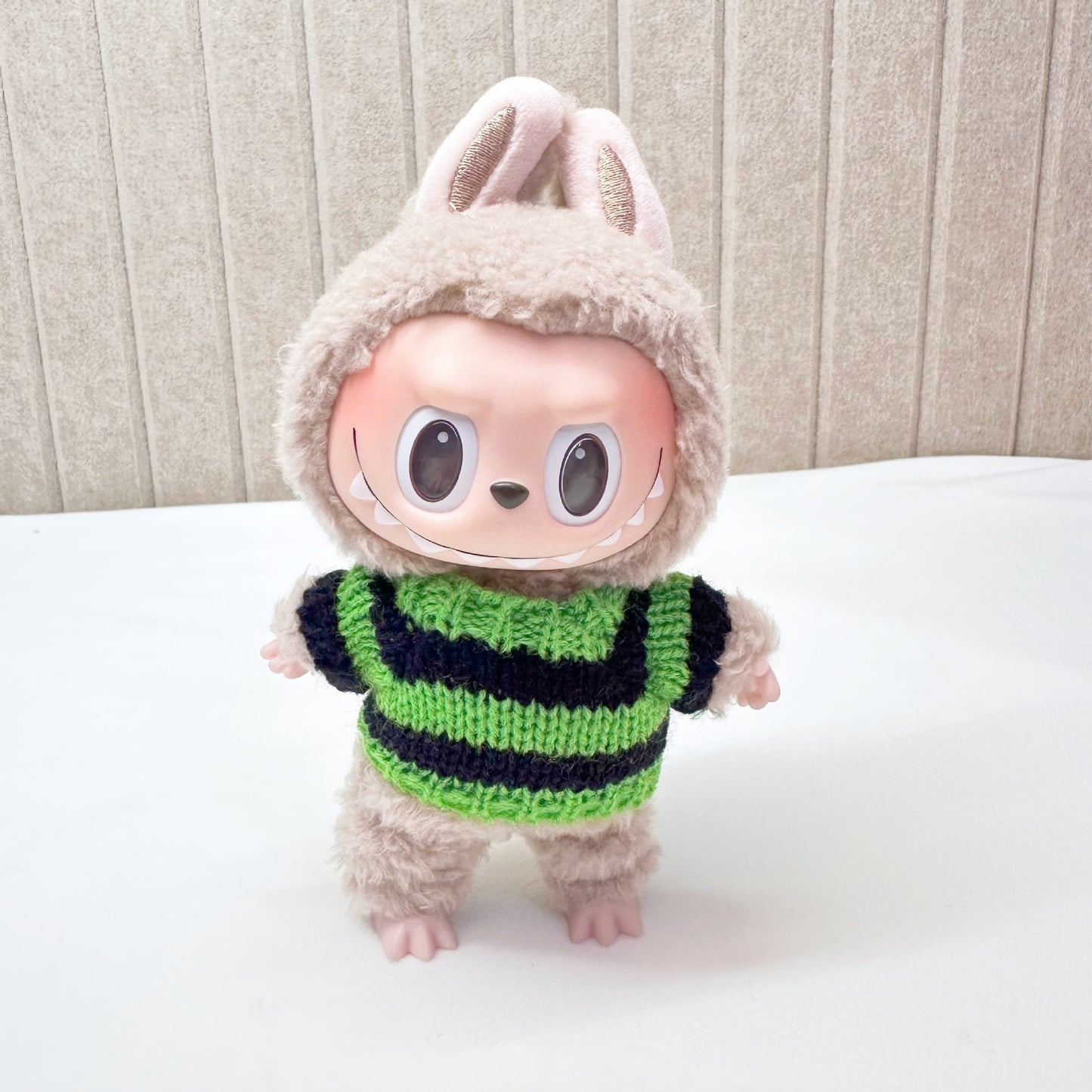 15cm blind box cloth cloth clothes pendant labubu Christmas suit handmade elk pig suit hoodie