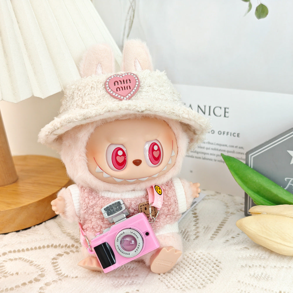 Labubu Doll Outfit Set - Cute Baby Clothes & Accessories for Vinyl Dolls