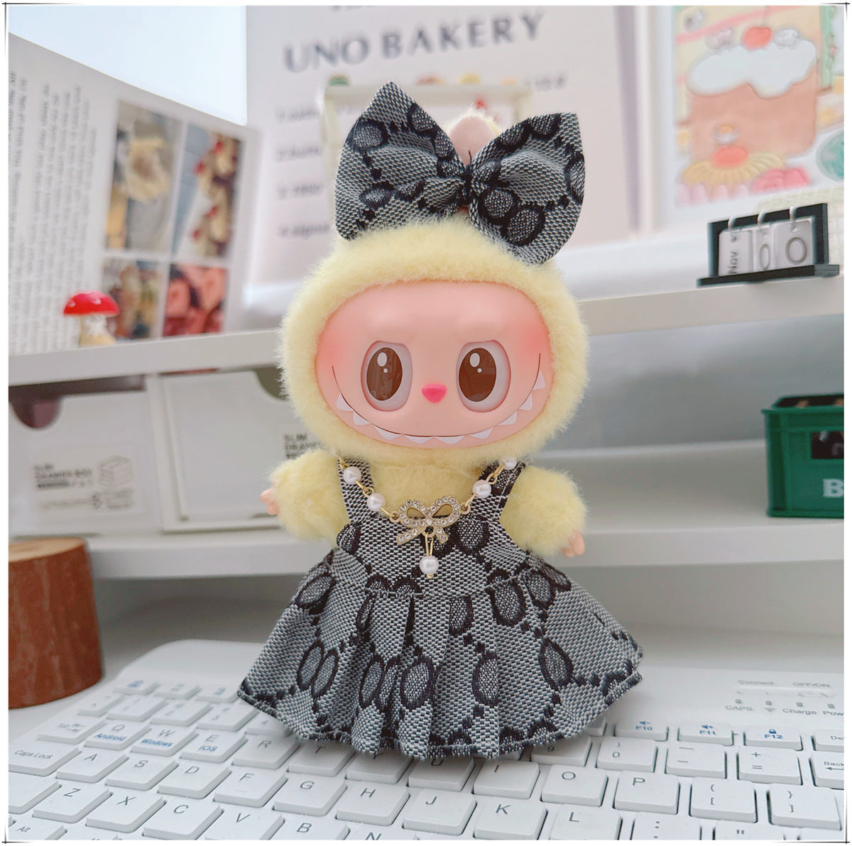 Labubu Doll Outfit - 17cm Cute Skirt Set for Vinyl Dolls
