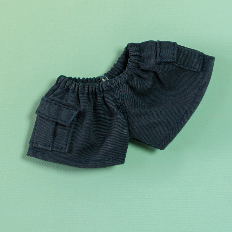 Labubu Doll Clothes Pants First, Second, and Third Generation Blind Box Labubu Doll Single Shoulder Pocket Suspender Pants