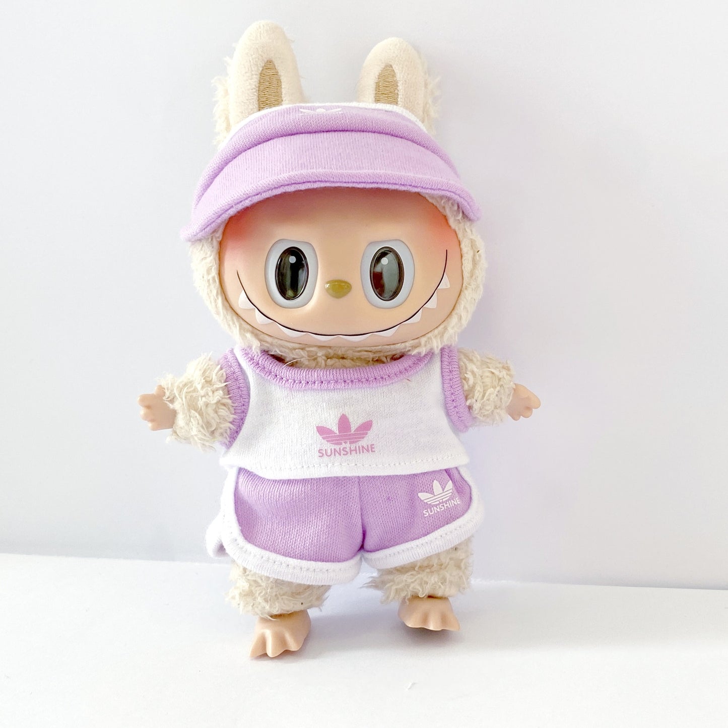 Labubu Doll Baseball Jersey Outfit - 17cm Sportswear for Vinyl Dolls