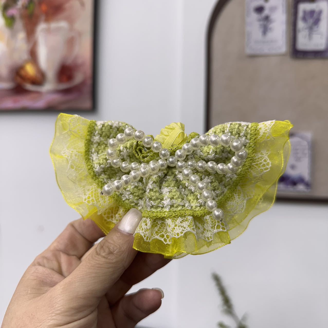 Labubu Doll Princess Dress with Bow - 10-15cm Outfit