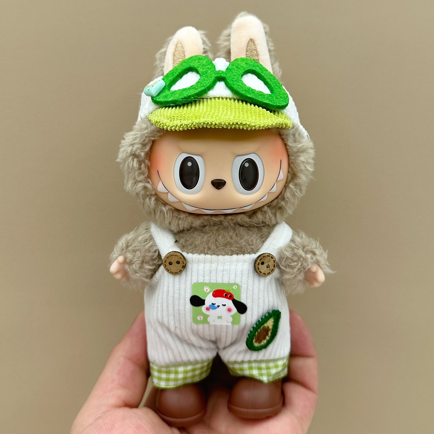 labubu doll clothes 17cm pull cloth clothes blind box doll skirt suit cute dress toy cross-border wholesale
