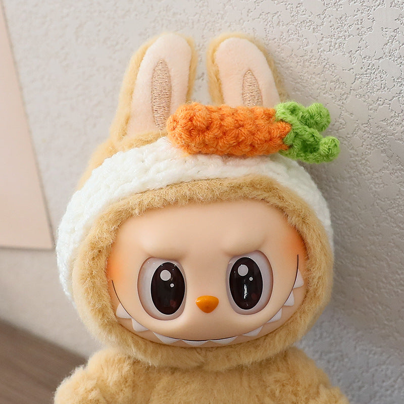 clothes only/in stock generation two generation blind box labubu cloth pendant clothes accessories autumn and winter wool sweater