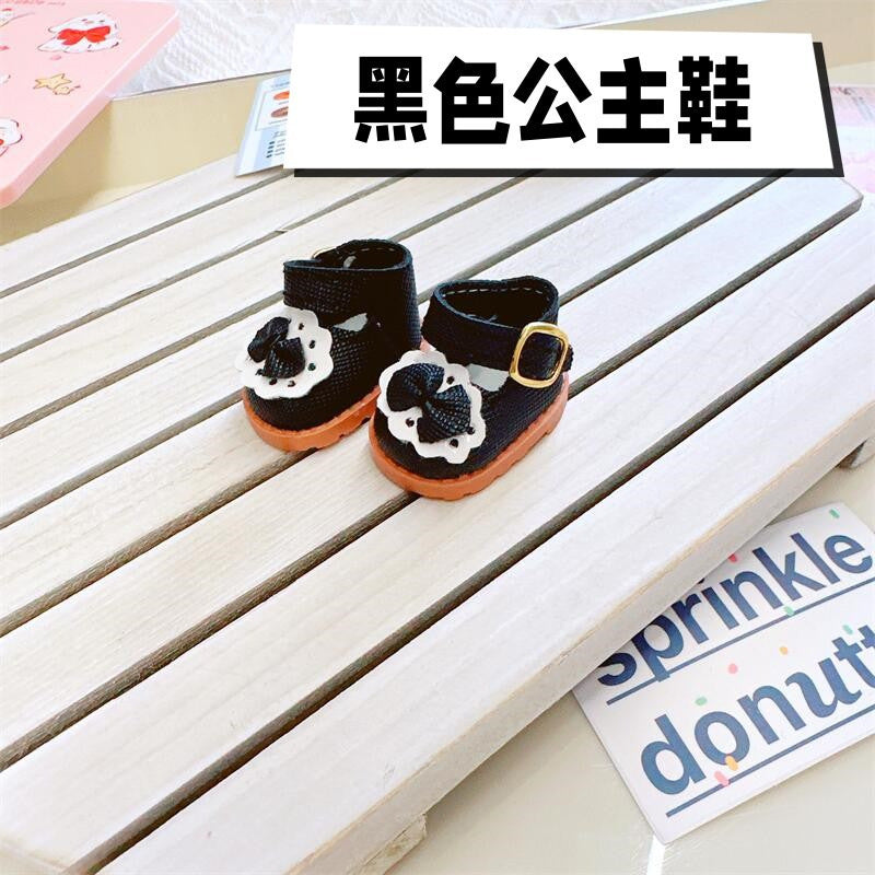 (excluding baby) 17cm cloth shoes labubu vinyl accessories leather shoes 10cm cotton doll princess shoes
