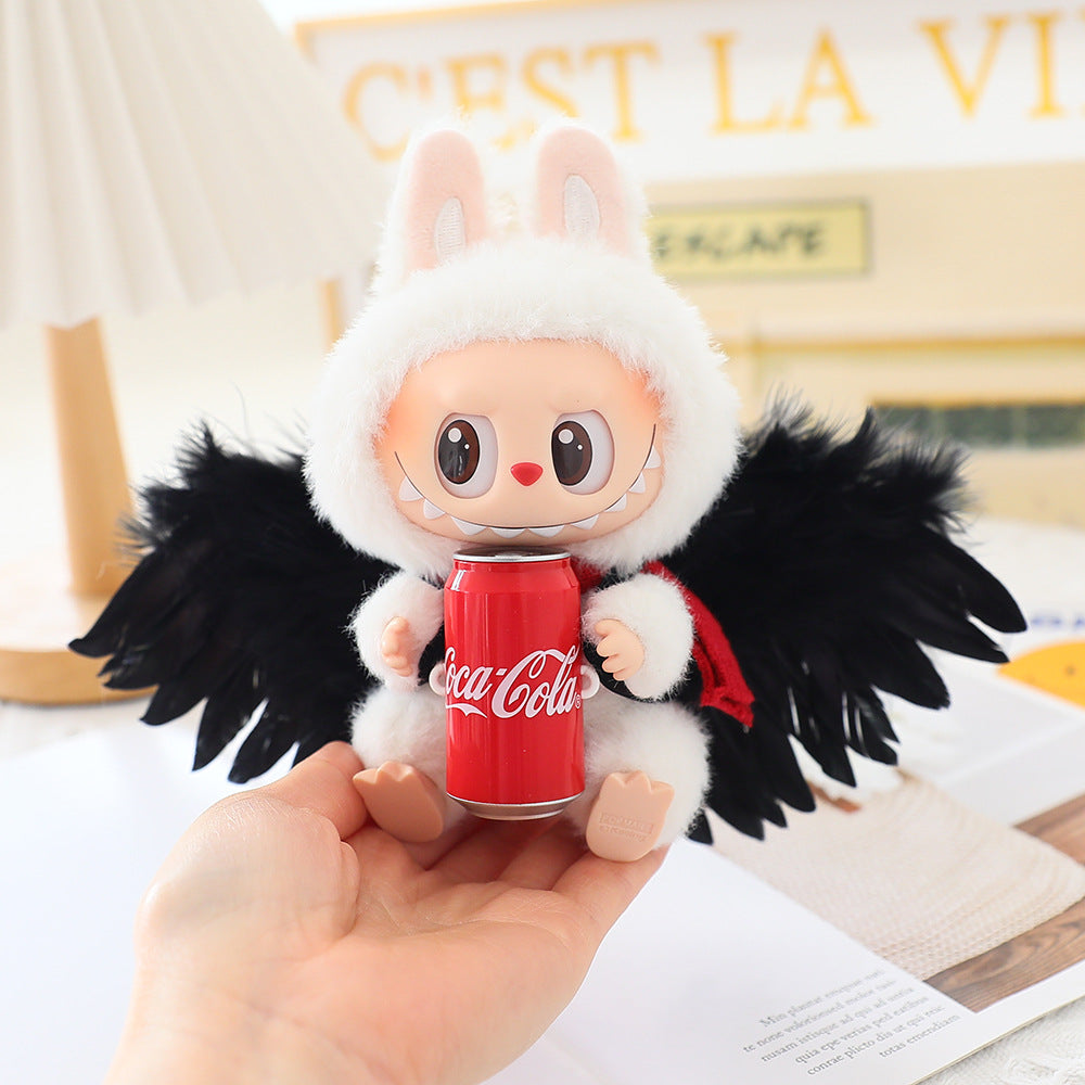Labubu Costume Snowman Costume Labubu Pendant Sitting Party Doll Costume for the Second Generation