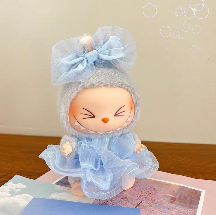 Labubu Doll Clothes - Cute Outfits for 10cm & 17cm Vinyl Dolls