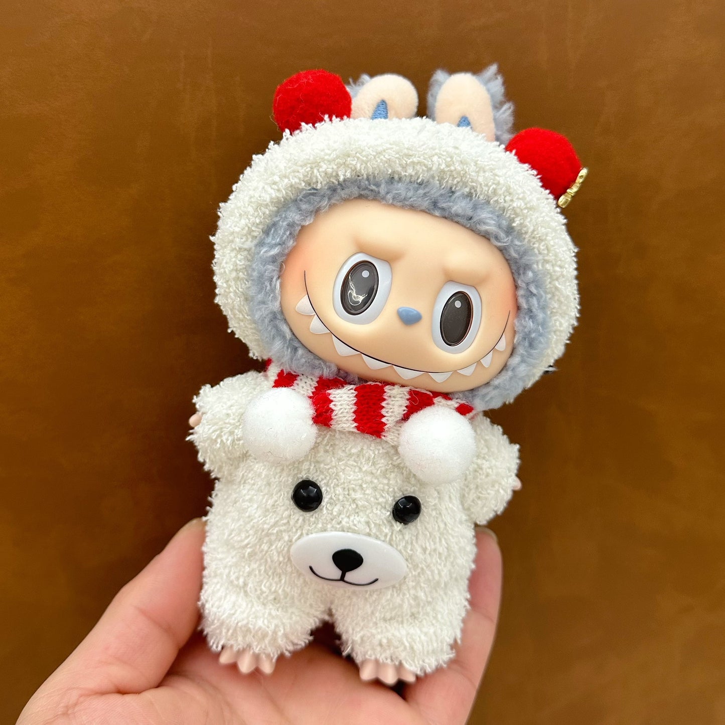 labubu doll clothes 17cm pull cloth clothes blind box doll skirt suit cute dress toy cross-border wholesale