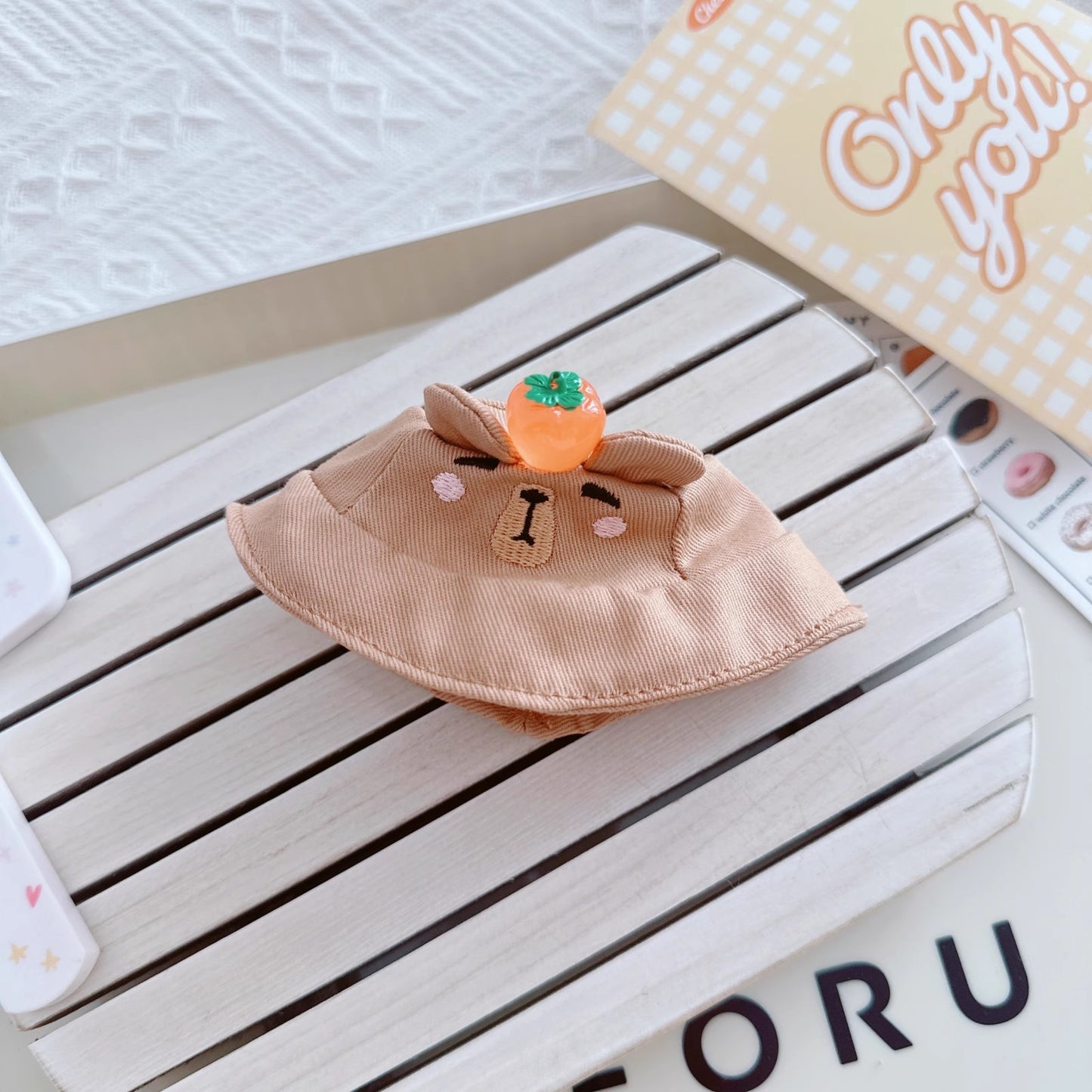 Labubu Doll Hats - 17cm & 10cm Cute Bear & Pig Fisherman Hats