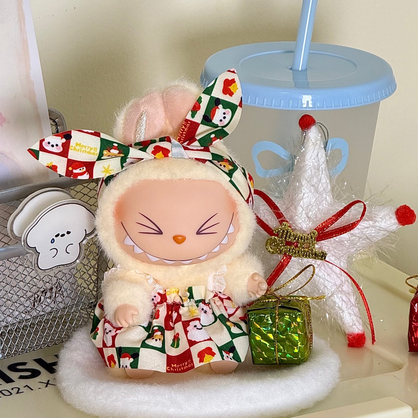 17cm Labubu doll clothes suit 17cm Labubu generation two generation doll pendant clothes wholesale