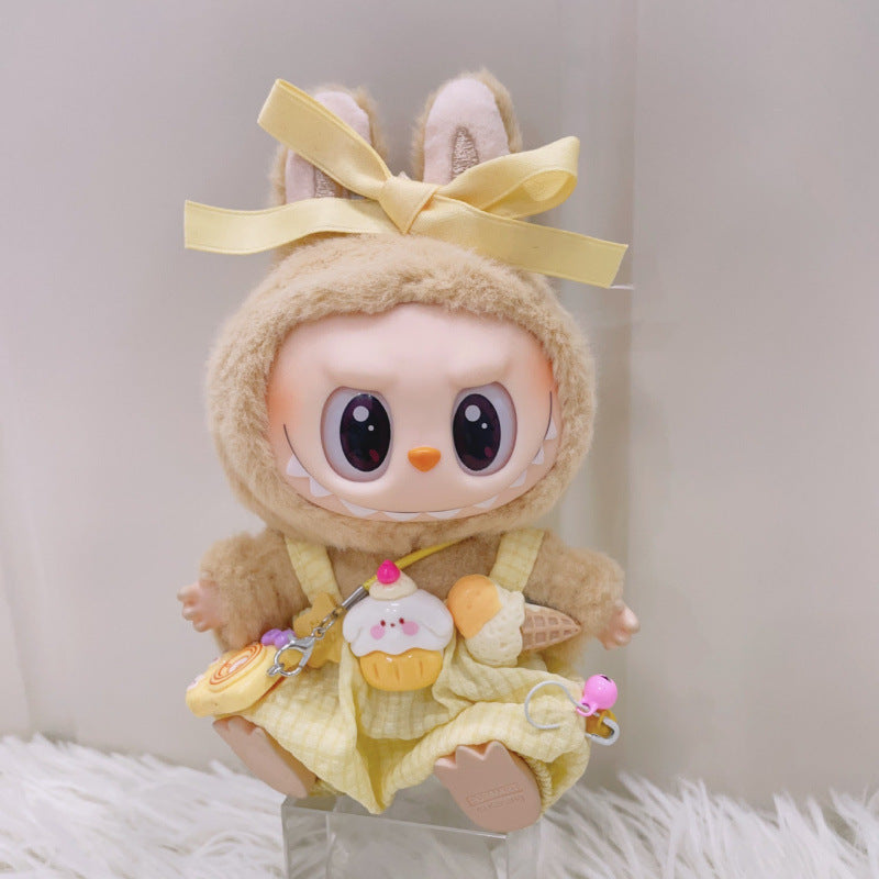 Labubu Doll Summer Ice Cream Overalls Outfit