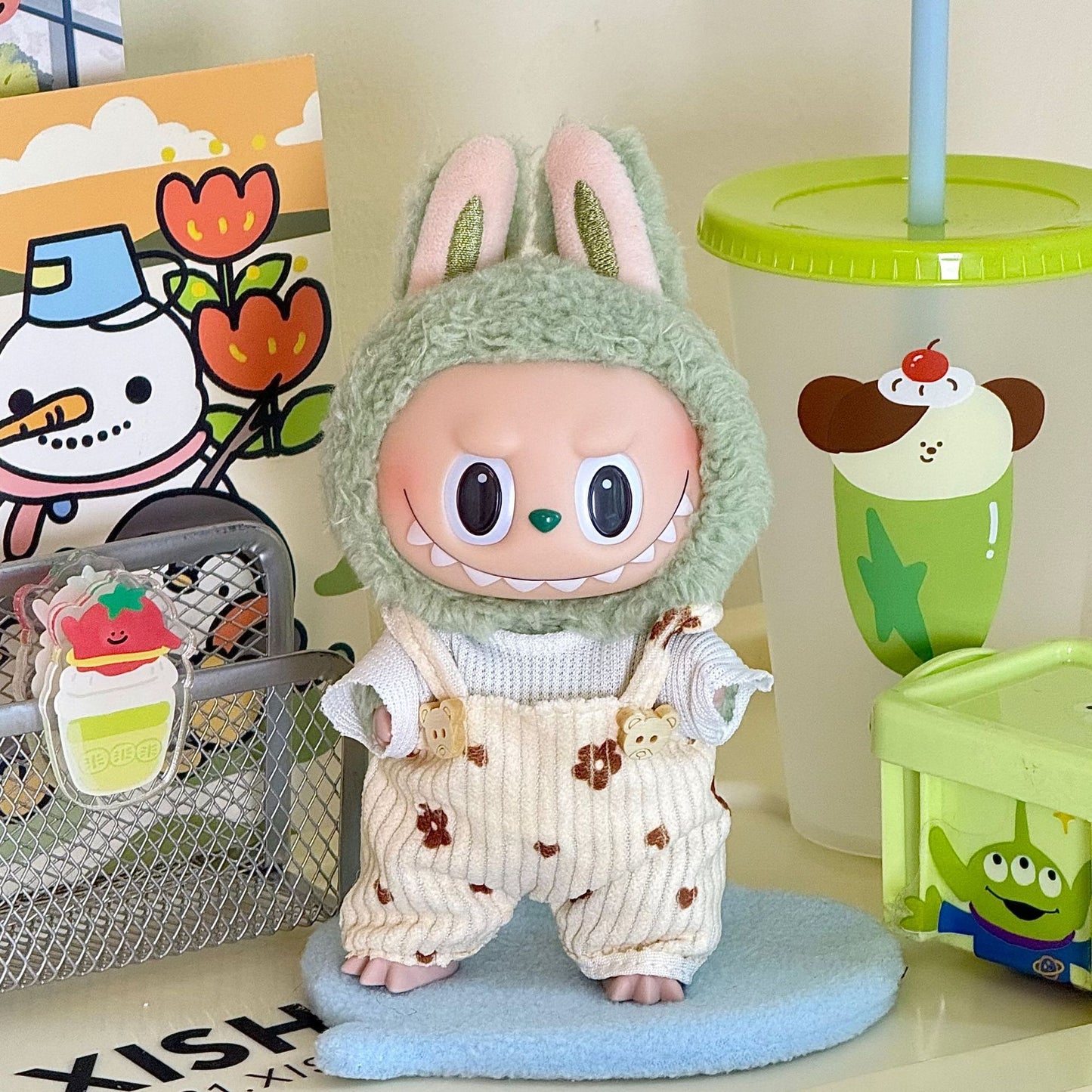 17cm Labubu doll clothes suit 17cm Labubu generation two generation doll pendant clothes wholesale