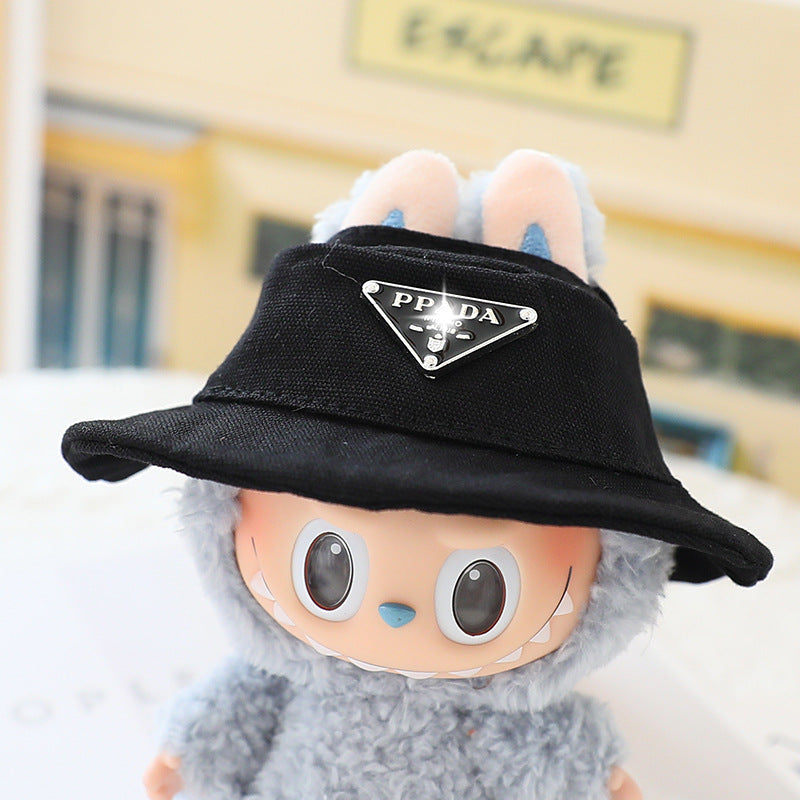 17cm labubu doll coat generation 2 labubu sitting party for leather jacket coat skirt hat shoes