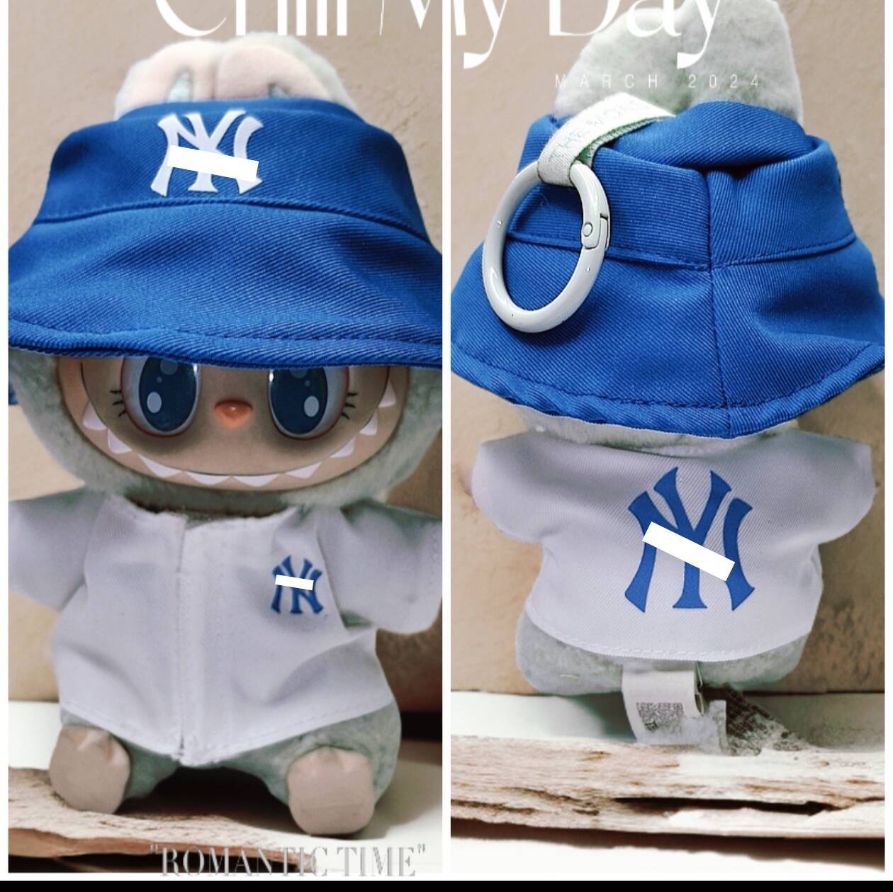 Labubu Doll Clothes Outfit for 1st & 2nd Gen - Blue & White Sets