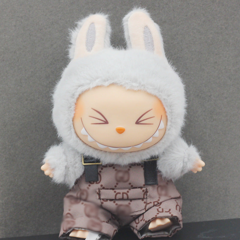 Labubu Doll Strappy Pants for 17cm Vinyl Figures