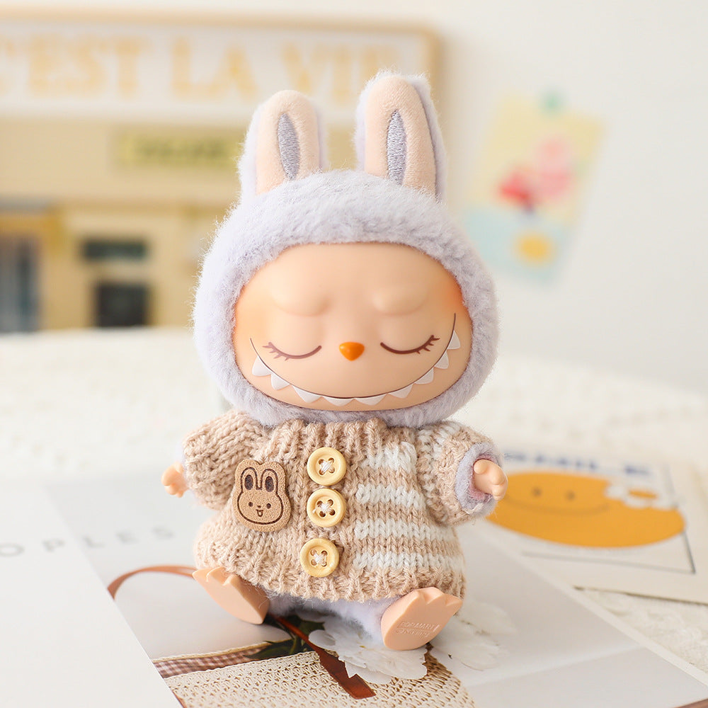 Labubu Baby Clothes Generation Two Generation Three Generation Labubu Clothes Wear Sweater Shoes Vinyl Pendant Replacement Glasses