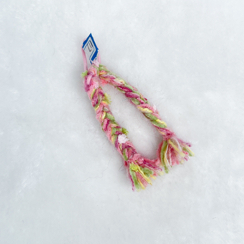 Labubu Doll 17cm Braided Wool Decoration - Multi-Color Outfit