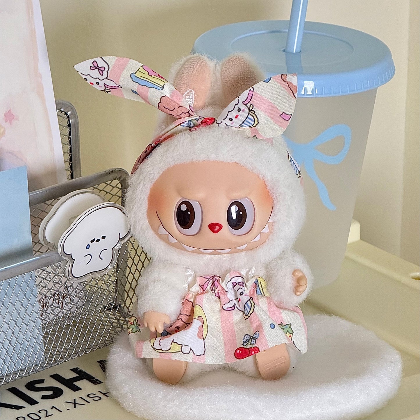 17cm Labubu doll clothes suit 17cm Labubu generation two generation doll pendant clothes wholesale