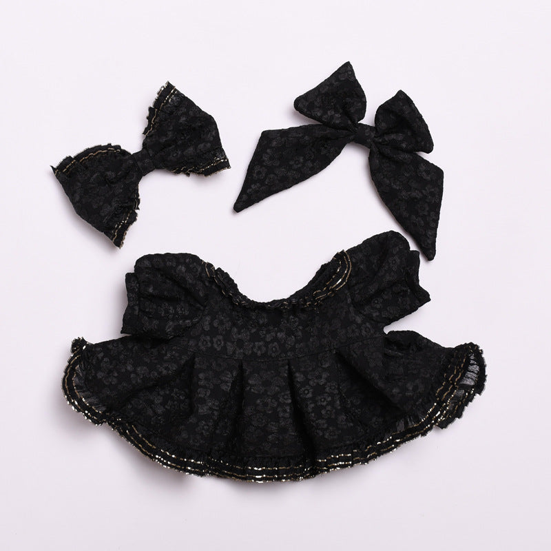 Labubu 38cm Doll Evening Dress Set - Princess & Baby Clothes