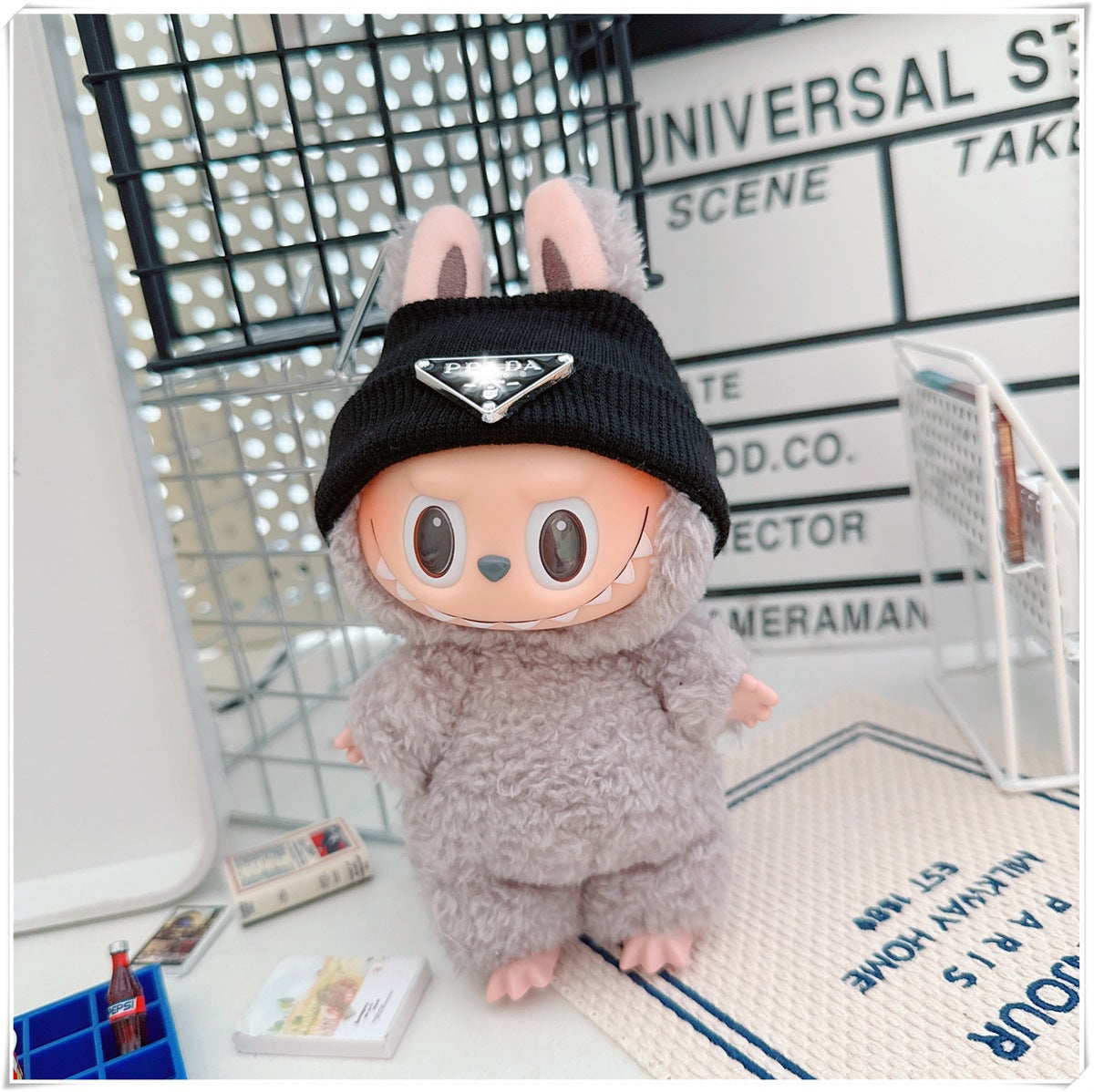 Labubu Doll Outfit - Cute Cotton Coat & Accessories for 10cm & 17cm Vinyl Dolls