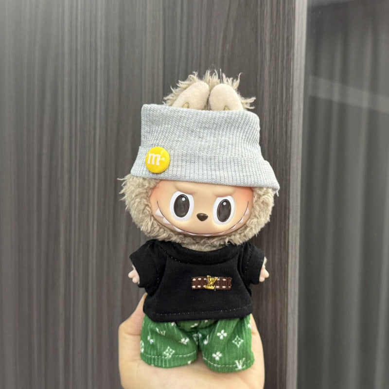 Labubu Sitting Party Doll Clothes Generation II Blind Box Labubu Doll Clothes Ragcloth Clothes Plush Vinyl Face