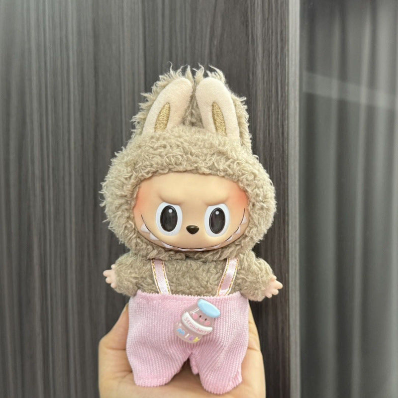 Labubu Sitting Party Doll Clothes Generation II Blind Box Labubu Doll Clothes Ragcloth Clothes Plush Vinyl Face